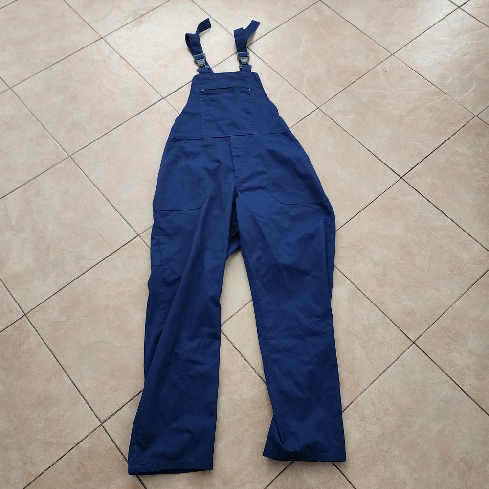Navy Blue Bib Overalls